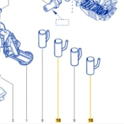 GICLEUR REFROIDISSEMENT PISTON (DR) ORIGINE RENAULT