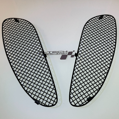 X2 GRILLES ENTREE D'AIR AILES ARRIERE POUR PORSCHE 981 Inc GT4