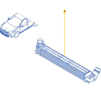 ECHANGEUR AIR/AIR ORIGINE RENAULT pour Mégane 3RS