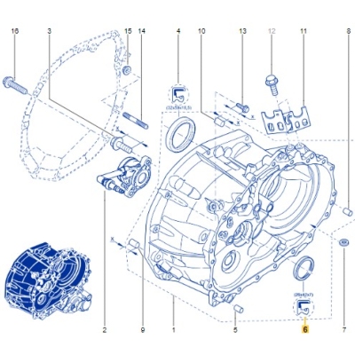 JOINT SPI RENAULT ARBRE PRIMAIRE CARTER EMBRAYAGE Pour Mégane 2RS