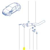 JOINT ÉCHAPPEMENT ORIGINE RENAULT Pour Mégane 2RS / RS Dci & 3RS