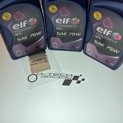 PACK VIDANGE BOITE ELF NFX SAE - 75W pour Mégane 2RS