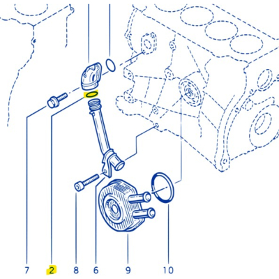 JOINT ENTRE TUYAU ET PIPE A EAU Pour Megane 2&3 RS et Clio 3RS